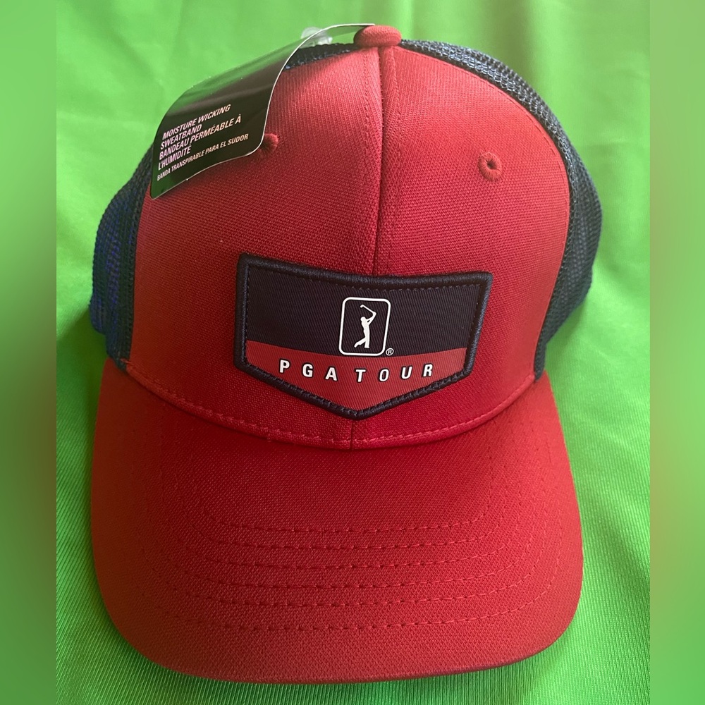 PGA Tour Americana Trucker Style Golf Hat